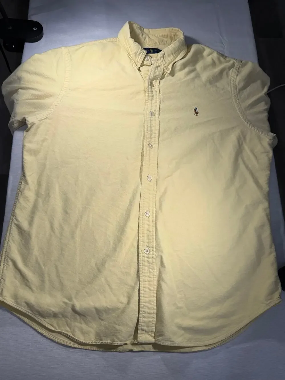 Polo Ralph Lauren Yellow Oxford Button Down Shirt Men’s L
